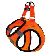 Scream Small Dog Quick Fit Reflective Dog Harness Loud Orange 34-36Cm (Xs)