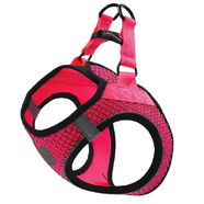 Scream Small Dog Quick Fit Reflective Dog Harness Loud Pink 37-40Cm (S)