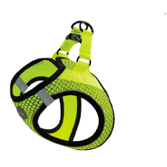 Scream Small Dog Quick Fit Reflective Dog Harness Loud Green 46-50Cm (L)