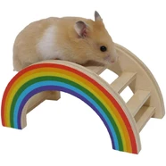 Rosewood Rainbow Play Bridge for Small Animals