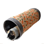 Rosewood Carrot Fabric Tunnel for Small Animals
