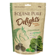 Equine Pure Delights Peppermint and Spinach with Parsley and Chia [Please choose size: 500gm]