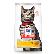 Hills Science Diet Adult Urinary Hairball Control Dry Cat Food
