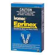 Ivomec Eprinex Pour on for cattle 1 litre 