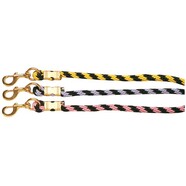 Rancher Poly Lead Rope Black and Yellow