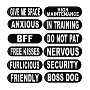 Rogz Badges for Letzgo Harness - Small, Small/Medium & Medium 