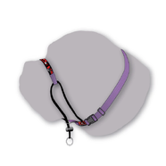 Black Dog Training Halter - Large Purple