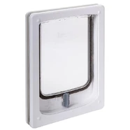 Pet-Tek Wood Fitting Small Dog Door Slimline - White 32.5X24Cm