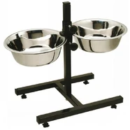 Zeez Adjustable Double Diner 2 X 1.80Litre Bowls