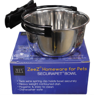 ZEEZ SecuraPet Stainless Steel Bowls - SMALL 300mL