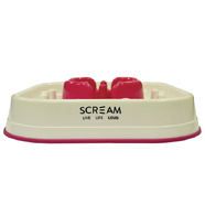 Scream Slow Feed Interactive Dog Bowl - Loud Pink