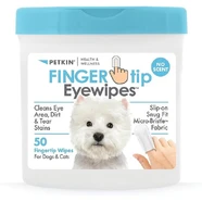 Petkin Fingertip Eye Wipes 50Pk