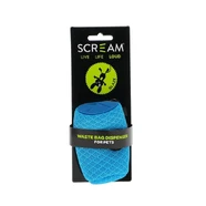 Scream Pet Waste Bag Dispenser W/Clip (No Bag) Loud Blue 4.5X8Cm