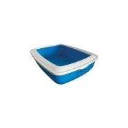 Scream Rectangle Litter Tray Loud Blue 50X35X14Cm