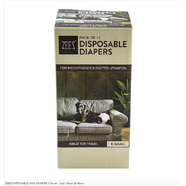 Zeez Disposable Dog Diapers X-Small - 12Pk (Waist 28-40Cm)