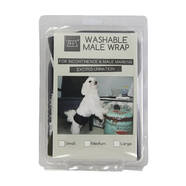 ZEEZ WASHABLE MALE WRAP Large (Waste 45-64cm)