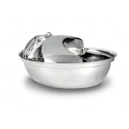 Pioneer Stainless Steel Pet Fountain Raindrop Style 1.77L