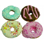 Huds And Toke Little Doggy Donuts 4Pk - 5Cm
