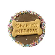 Huds And Toke Happy Birthday Carob Frosted Doggy Cake 1Pk - 12Cm