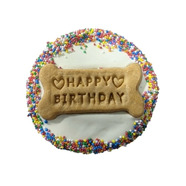 Huds and Toke HAPPY BIRTHDAY YOGHURT FROSTED DOGGY CAKE 1pk - 12cm