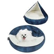 Prestige Snuggle Pals Hooded Burrow Bed - Deep Blue