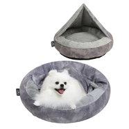 Prestige Snuggle Pals Hooded Burrow Bed - Grey