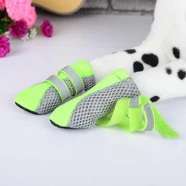 Zeez Dog Fashion Mesh Boots Green Large 5.3X4Cm