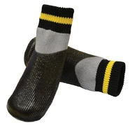 Zeez Waterproof Non-Slip Pet Socks Black Small 3.2X8Cm