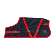 Zeez Supreme Dog Coat Size 16 (41Cm) Navy Stone/ Red