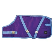 Zeez Supreme Dog Coat Size 26 (66Cm) Grape Purple/ Blue