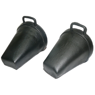 Eureka Childs Leather Clogs - BLACK