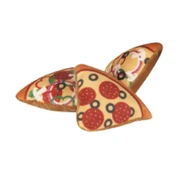 Multipet Pizza Cat Toy Asstd. Colours 