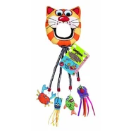 Fat Cat Catfish Doorknob Hanger W/Toys 45Cm