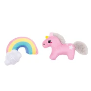 HugSmart MEOW BUDDIES CRAZY CATCHER UNICORN & RAINBOW 10x6.5x2.5cm - 2pk