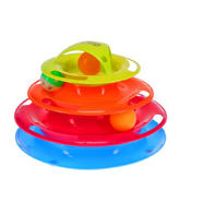 Scream Triple Layer Orb Tower Cat Toy With Top Arch Multicolour 25X25X16.5Cm