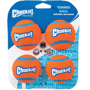 Chuckit! TENNIS BALL Medium 6cm - 4pk