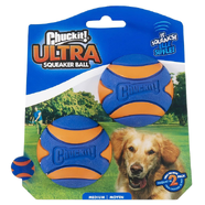 Chuckit! Ultra Squeaker Ball Medium 6Cm - 2Pk
