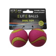 Scream Elite Ball Loud Green & Pink 2Pk - Small 5Cm