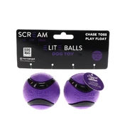 Scream Elite Ball Loud Purple & Black 2 Pack - Medium 6cm