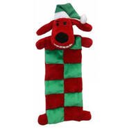 Christmas Loofa Dog Squeaky Mats 33cm [Design: Santa]