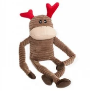 Zippypaws Holiday Crinkle Reindeer Small 32X7.5Cm