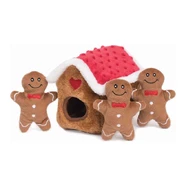 Zippypaws Holiday Zippy Burrow Gingerbread House 17X14Cm