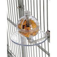 Featherland Paradise BUFFET BALL CAGE MOUNTED 17.5x15cm