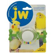 JW Insight BIRD TOY RATTLE MIRROR 6x11cm