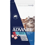 Advance Multi Cat Chicken & Ocean Fish Adult Cat Food - 2kg