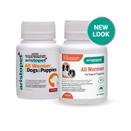 Aristopet Allwormer for Dogs & Puppies 10kg Tablets 50 pack