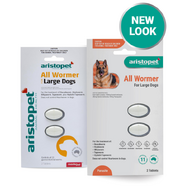Aristopet Allwormer for Large Dogs 20kg Tablets 2 pack