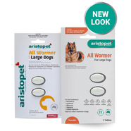 Aristopet Allwormer for Large Dogs 20kg Tablets 2 pack