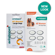 Aristopet Allwormer for Large Dogs 20kg Tablets 4 pack