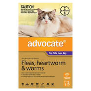 Advocate Cat Purple 3pk for large cats over 4kg